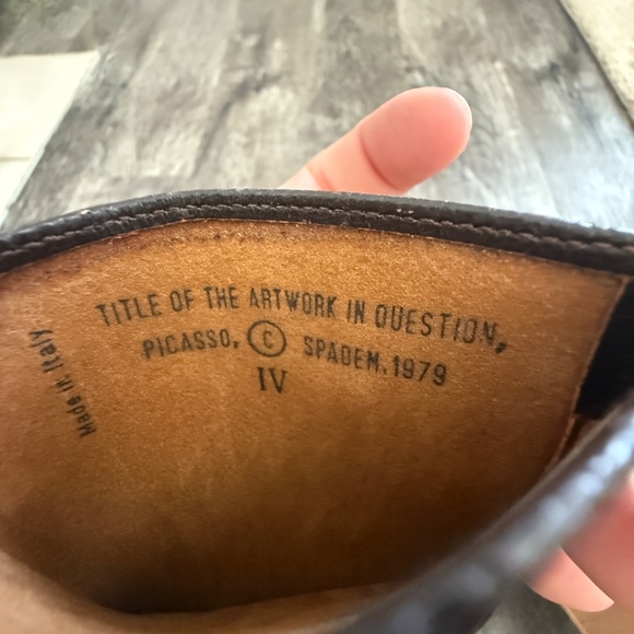 Vintage 1979 Picasso Spadem Leather Eyeglass Holder Made in Italy - Picture 4 of 4